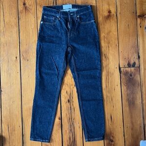 Everlane Women’s High Rise Skinny Dark Blue Jean - Size 26 Ankle (RN#139393)